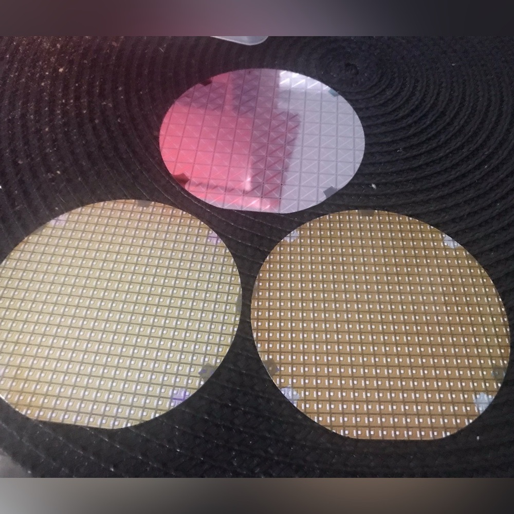 Collectible Vintage Texas Instruments Silicon Wafers